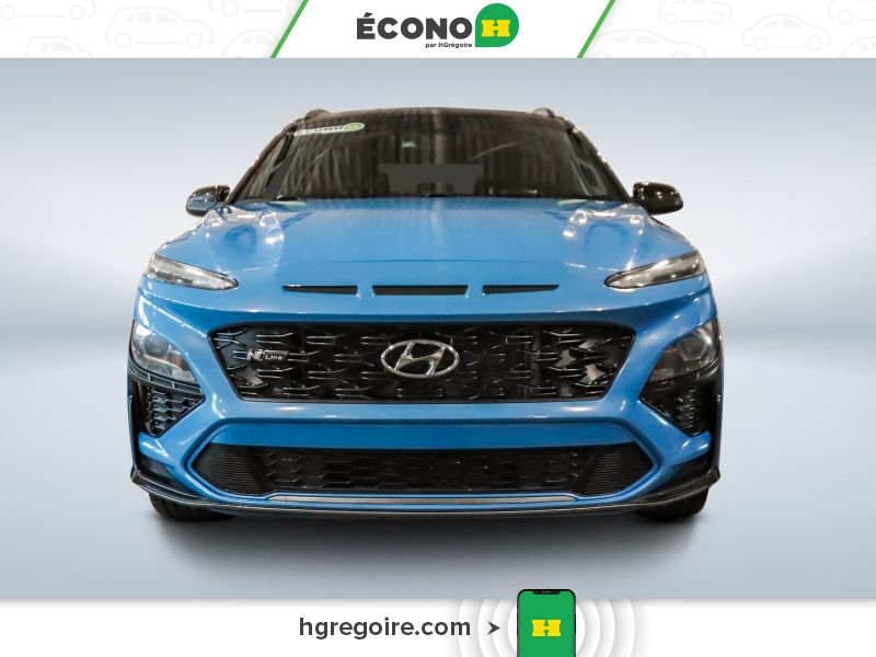 Hyundai Kona 822726 | N Line AWD AUTO GR ÉLEC A/C BLUETOOTH CAMÉRA MAGS 2022 Bleu Laval - photo #1