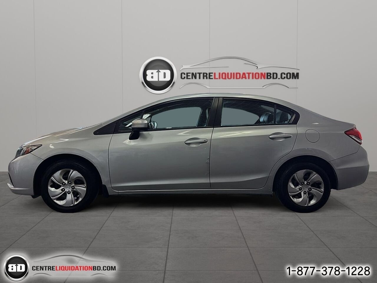 Honda Civic Sedan LX MANUELLE | BD0373 2015 Gris Granby - photo #8