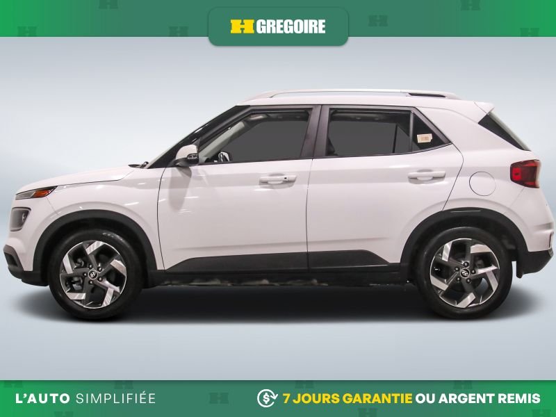 Hyundai Venue 822520 | Ultimate AUTO AC CUIR TOIT NAV MAGS CAM RECUL BLEU 2021 Blanc Laval - photo #4