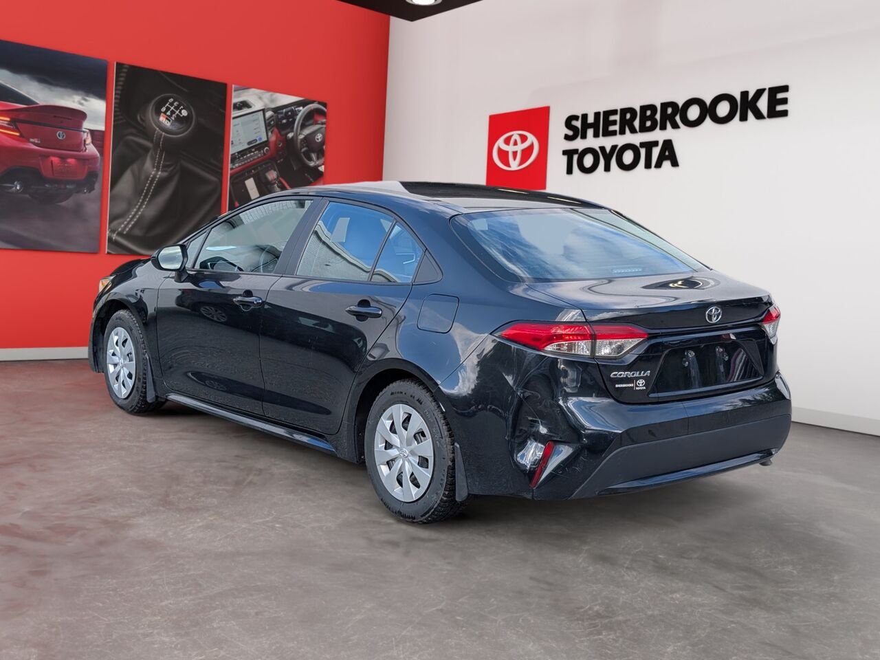 Toyota Corolla L/AC/CAMÉRA DE RECUL/COMMANDES AUDIO AU VOLANT/BLUETOOTH 2022 Noir Sherbrooke - photo #4