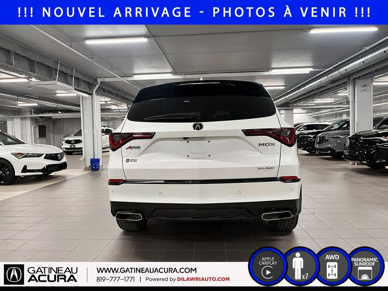 2025 Acura MDX A-Spec SH-AWD White Gatineau - photo #5