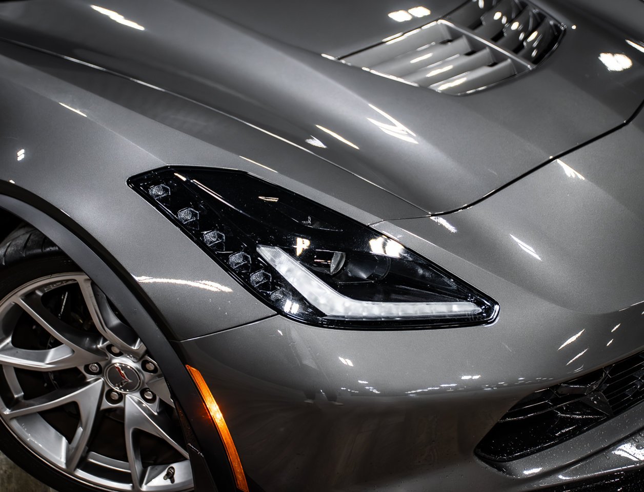 2016 Chevrolet Corvette 2dr Z06 Conv w/3LZ Shark Gray Metallic Sherwood Park - photo #5