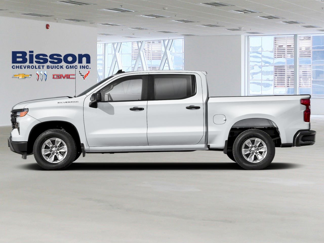 Chevrolet Silverado 1500 Custom cabine multiplace 4RM 157 po 2026 Blanc sommet Thetford Mines - photo #1
