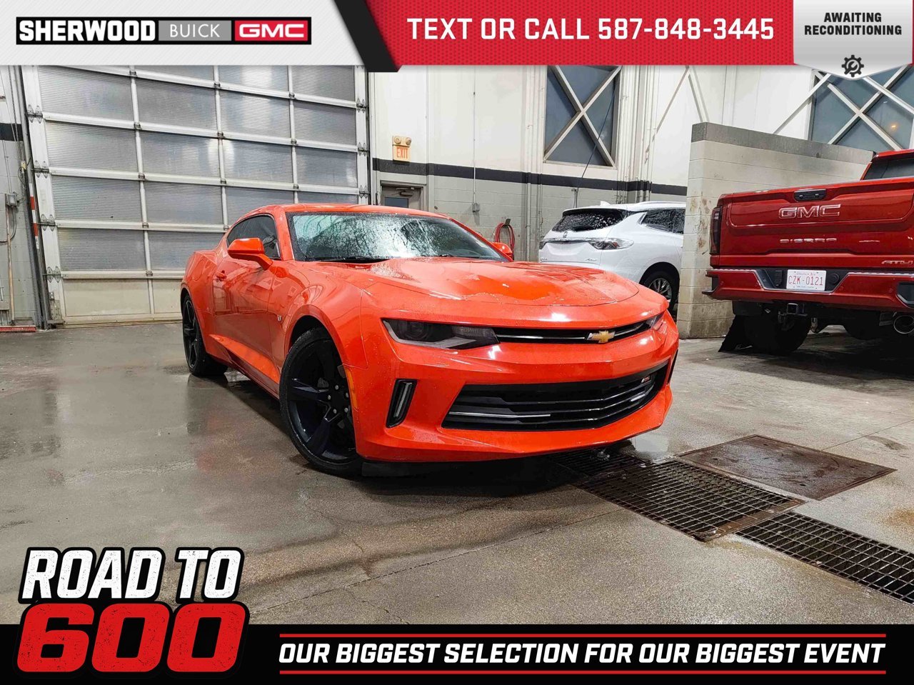 2018 Chevrolet Camaro 2dr Cpe 2LT Red Sherwood Park - photo #0