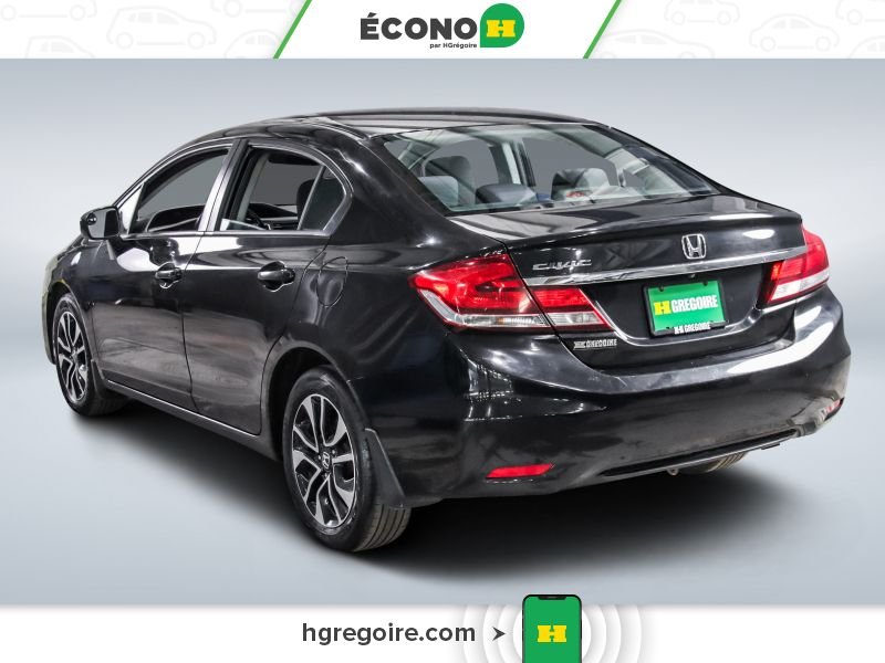 2015 Honda Civic Black Saint-Eustache - photo #4