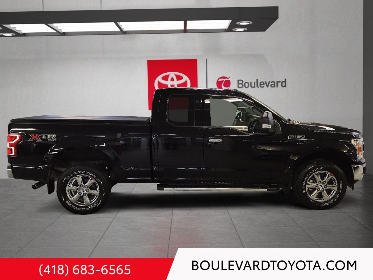 Ford F-150 531861-88 | XLT CABINE DOUBLE, 4X4, CAISSE 6.5 P 2018 Noir Québec - photo #2