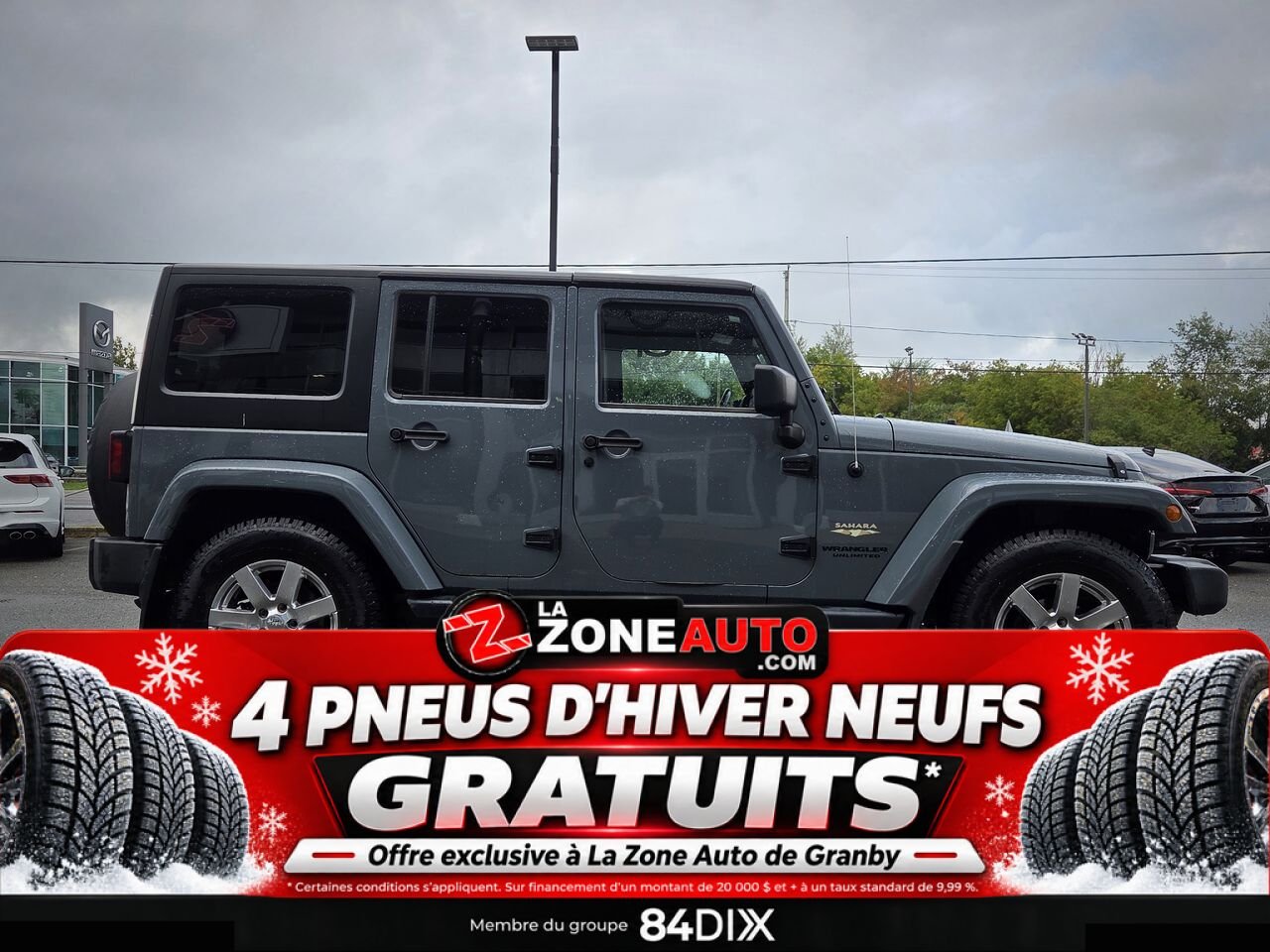 Jeep Wrangler Unlimited Sahara 2015 Gris Granby - photo #7