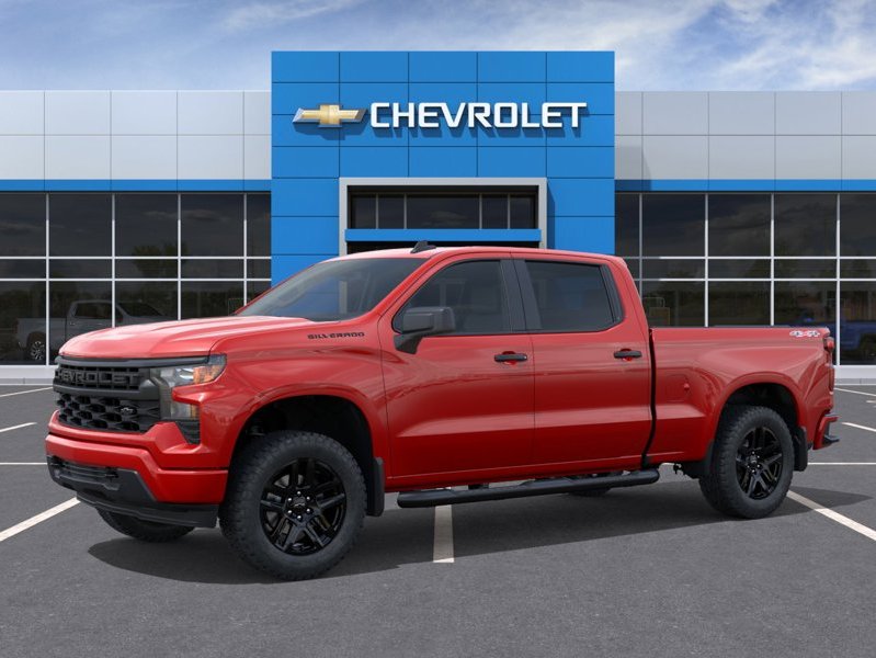 CHEVROLET Silverado 1500 K1500 SILVERADO CREW CAB CUSTOM STD/BOX (1CX) 2026 ROUGE ARDENT