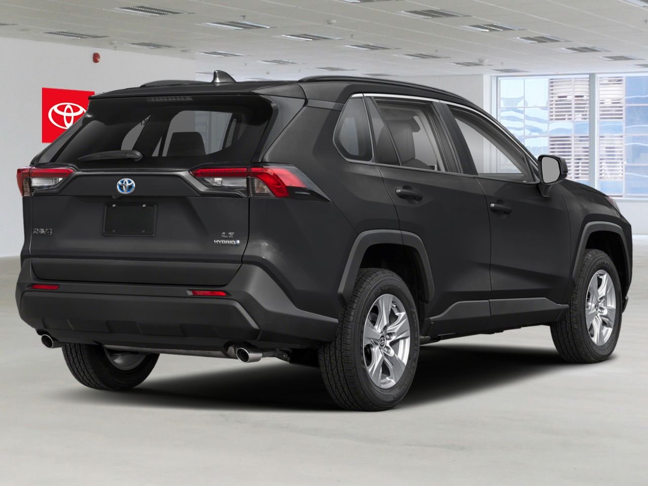 2025 Toyota RAV4 HYBRID LE AWD / CLEAN CARFAX / HEATED SEATS / TOYOTA SAFETY SENSE / CARPLAY AND ANDROID AUTO Black Mississauga - photo #1