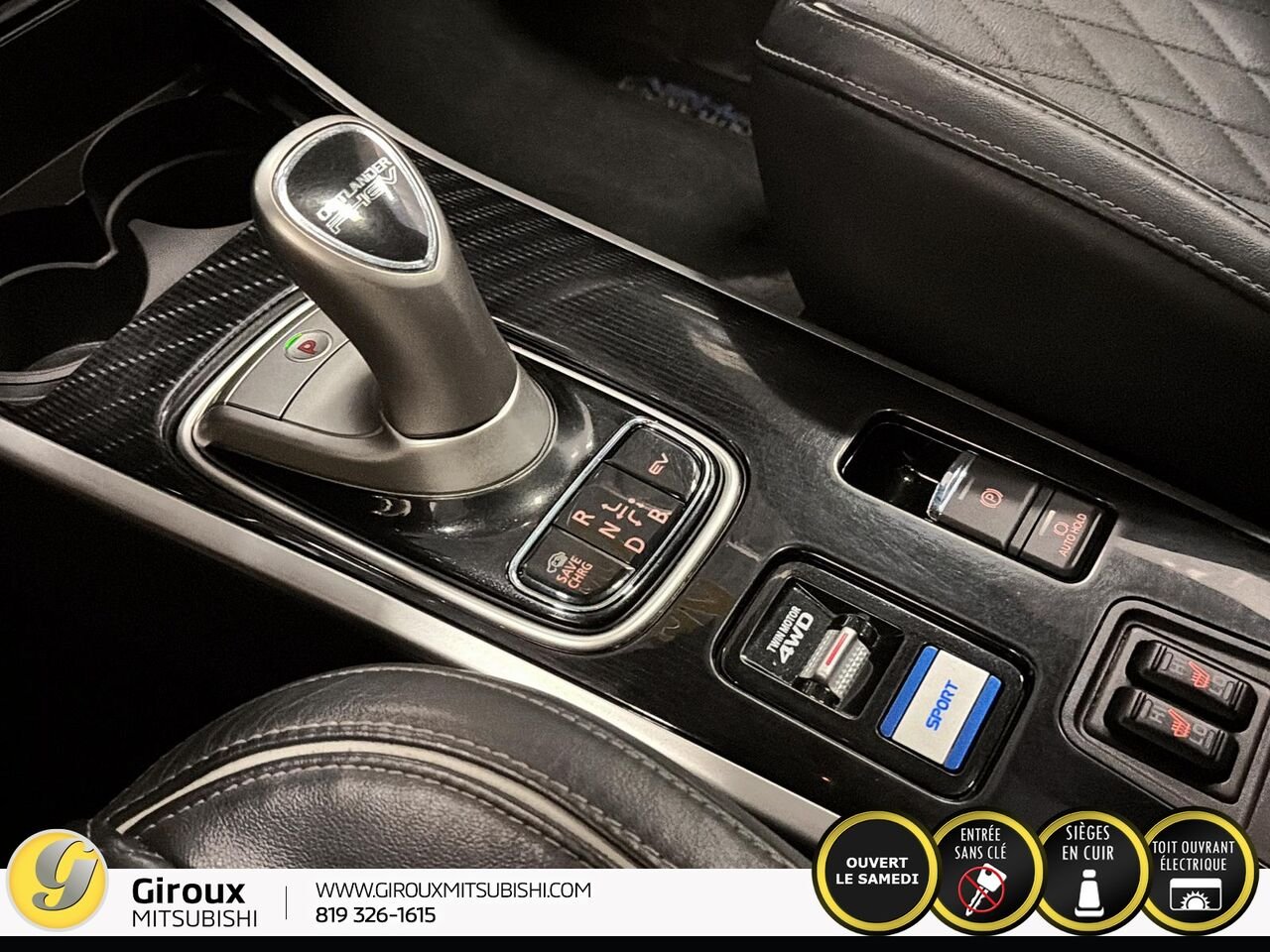 MITSUBISHI OUTLANDER PHEV BLACK EDITION 2022 Gris Sainte-Agathe-des-Monts - photo #14