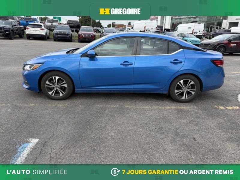 Nissan Sentra 823823 | SV DEM. A DISTANCE SIEGES CHAUFFANTS APPLE CARPLAY 2021 Bleu Laval - photo #5