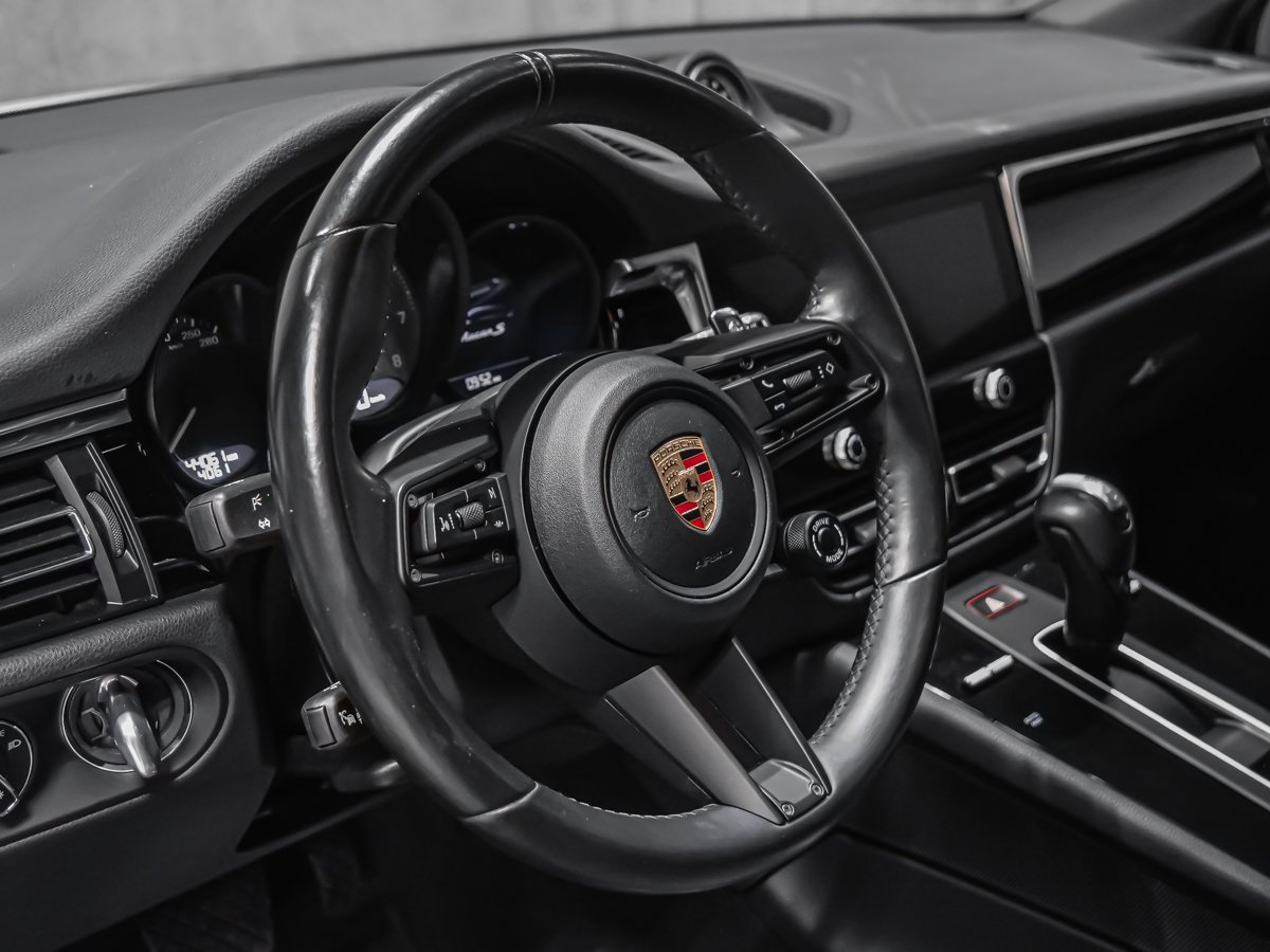 Porsche Macan S MAGS 21PO SUSP ADAPT ECHAPPEMENT CARBONE 2023 Blanc Montréal - photo #10