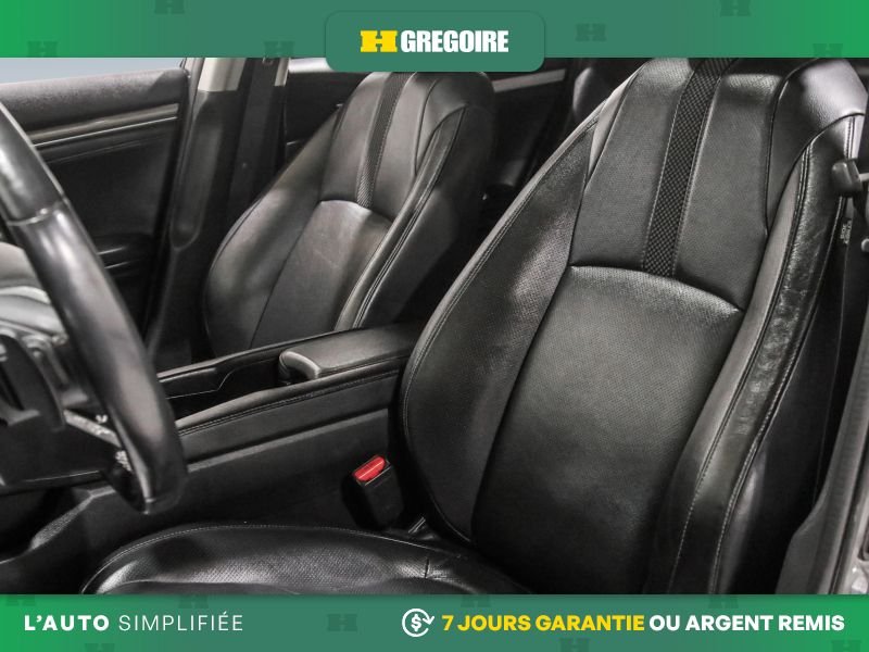 Honda Civic 820731 | Touring AUTO AC CUIR TOIT NAV MAGS CAM RECUL BLEUT 2019 Gris Laval - photo #13