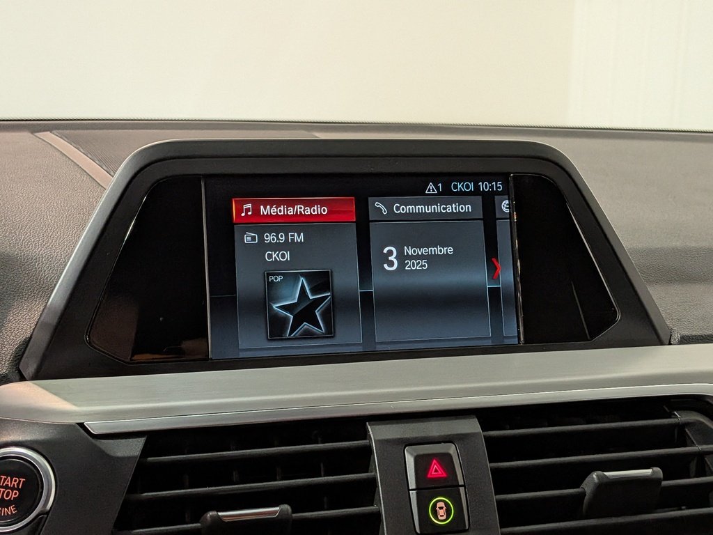 BMW X3 xDrive30i Sports Activity Vehicle 2018 Noir Val-David - photo #22