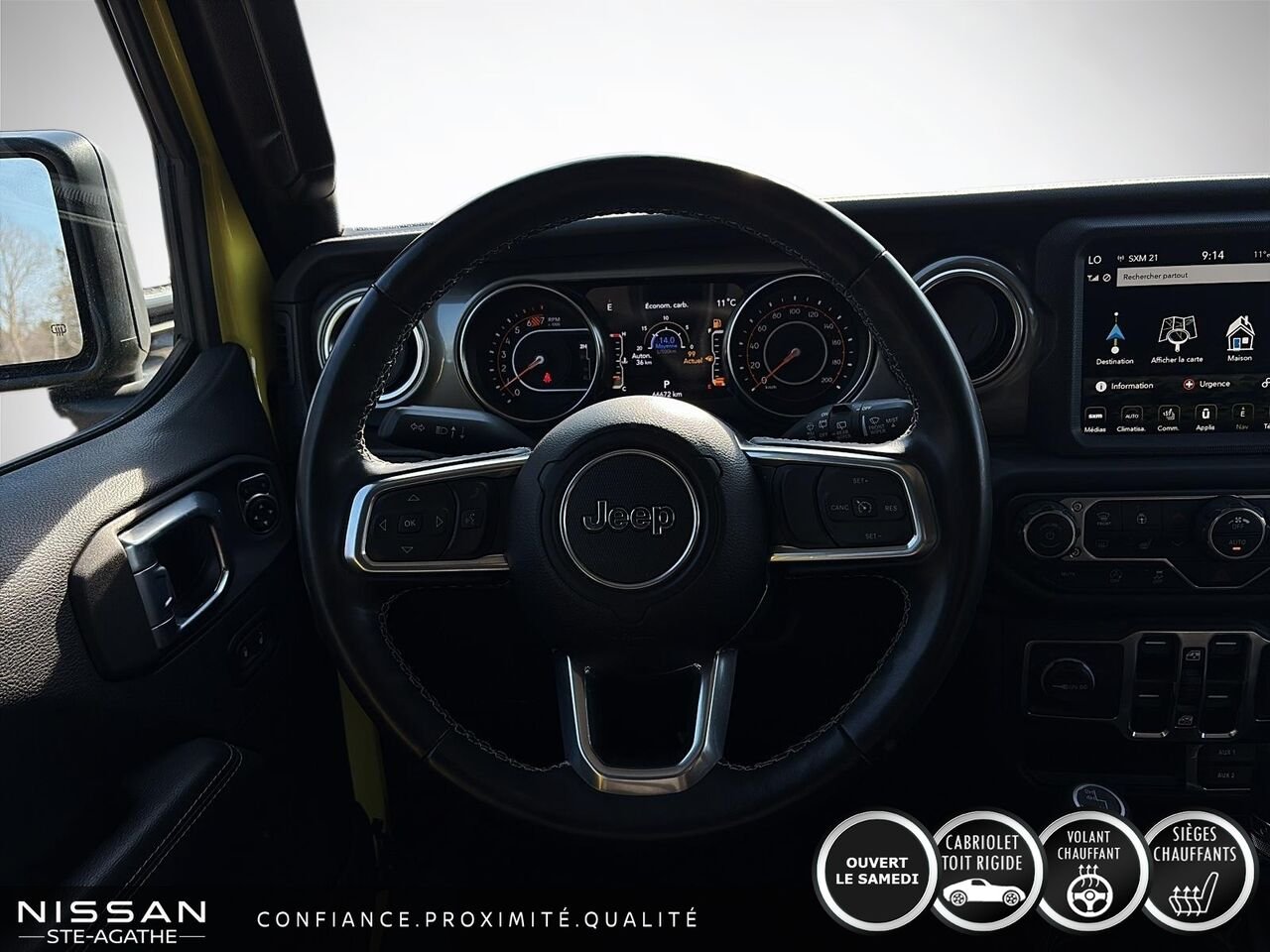 2023 Jeep Wrangler Sahara | V6 | 4X4 | 4 PORTES | Yellow Saint-Jérôme - photo #10