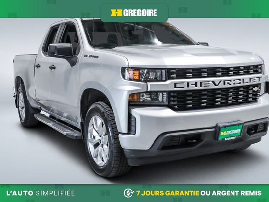 Chevrolet Silverado 1500 Custom 4x4 AUTO AC MAGS CAM RECULE BLUETOOTH 2021 Argent