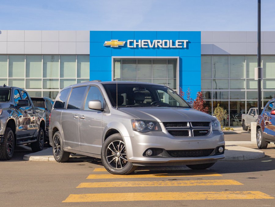 2018 Dodge Grand Caravan GT 3.6L 7 Passenger | Heated Leather Bucket Seats Grey