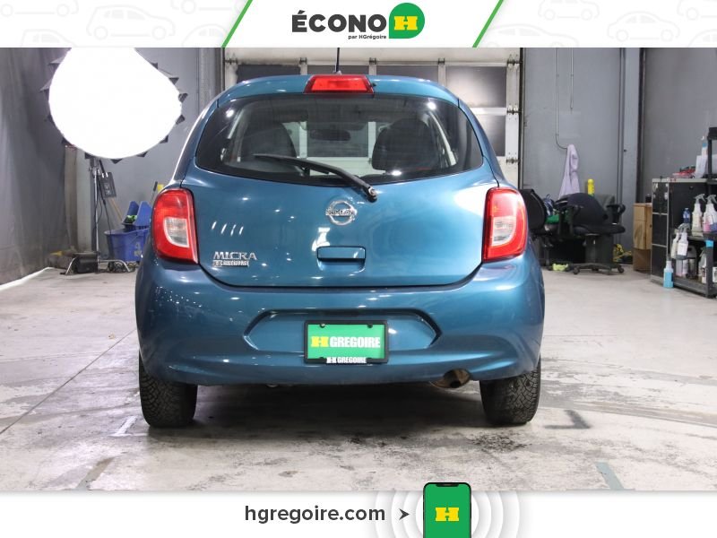Nissan MICRA 822827 | S AUTO A/C GR ELECT 2018 Bleu Laval - photo #5