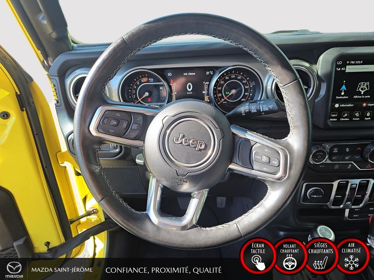 2023 Jeep Wrangler Yellow Saint-Jérôme - photo #11
