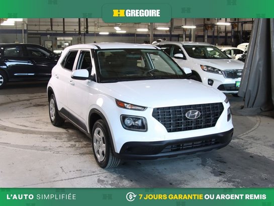2022 Hyundai Venue Essential AUTO A/C CAM RECUL BLUETOOTH White
