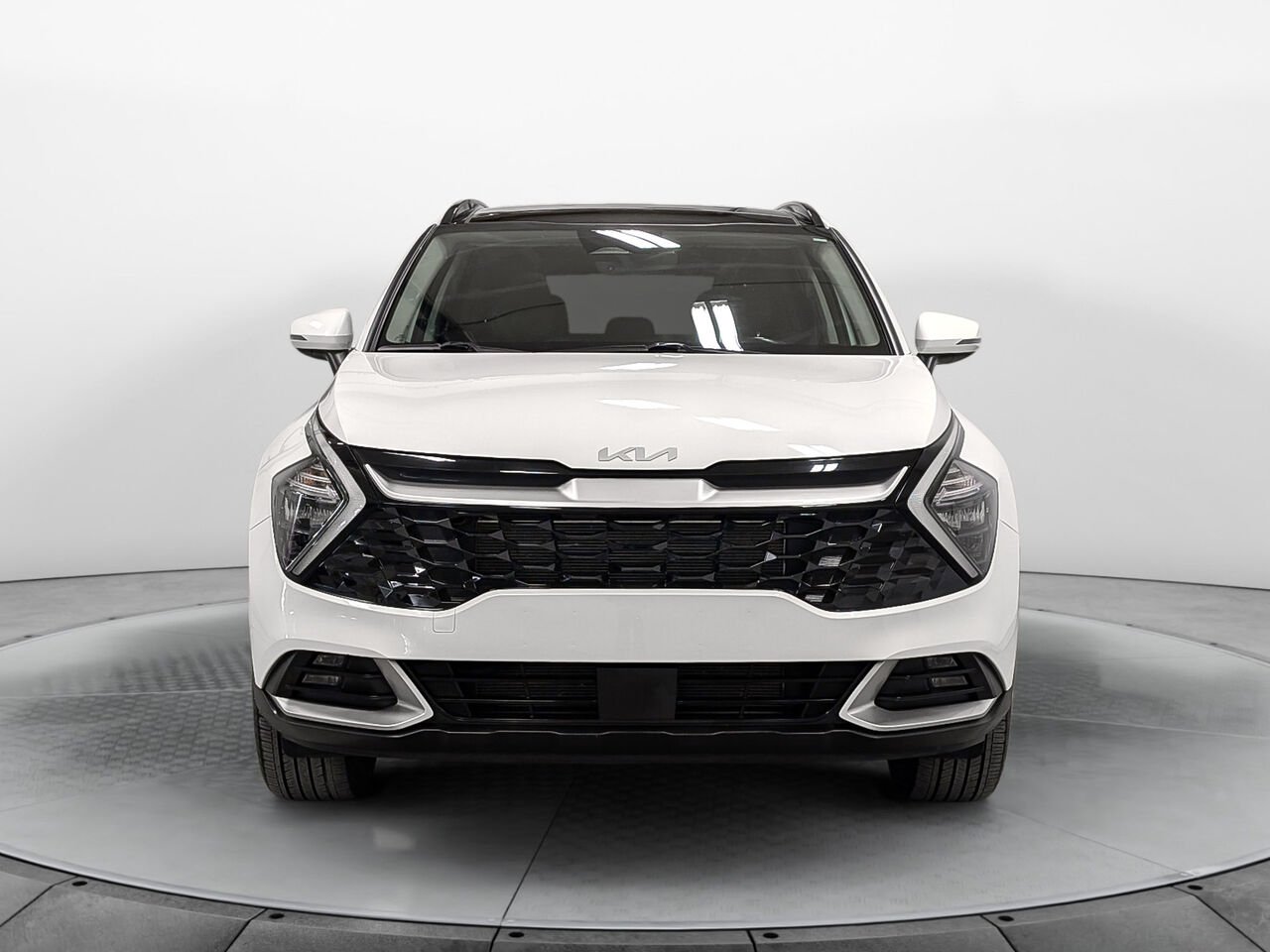 Kia Sportage AWD EX Toit Pano Cuir Sièges et Volant Chauffants 2023 Blanc Sherbrooke - photo #1