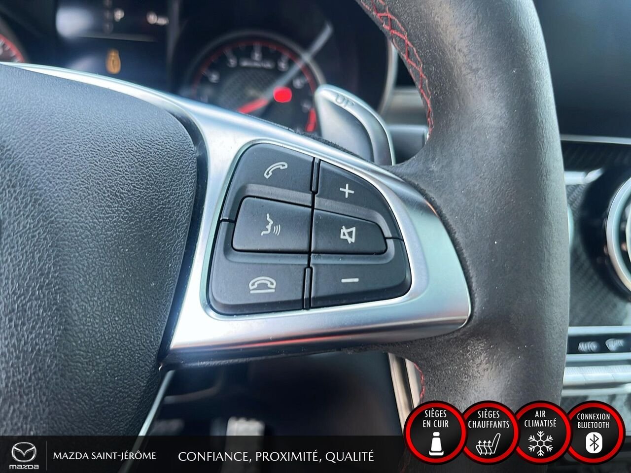 Mercedes-Benz GLC GLC 63 S AMG | CUIR ROUGE | TOIT PANORAMIQUE | 2019 Blanc Saint-Jérôme - photo #15