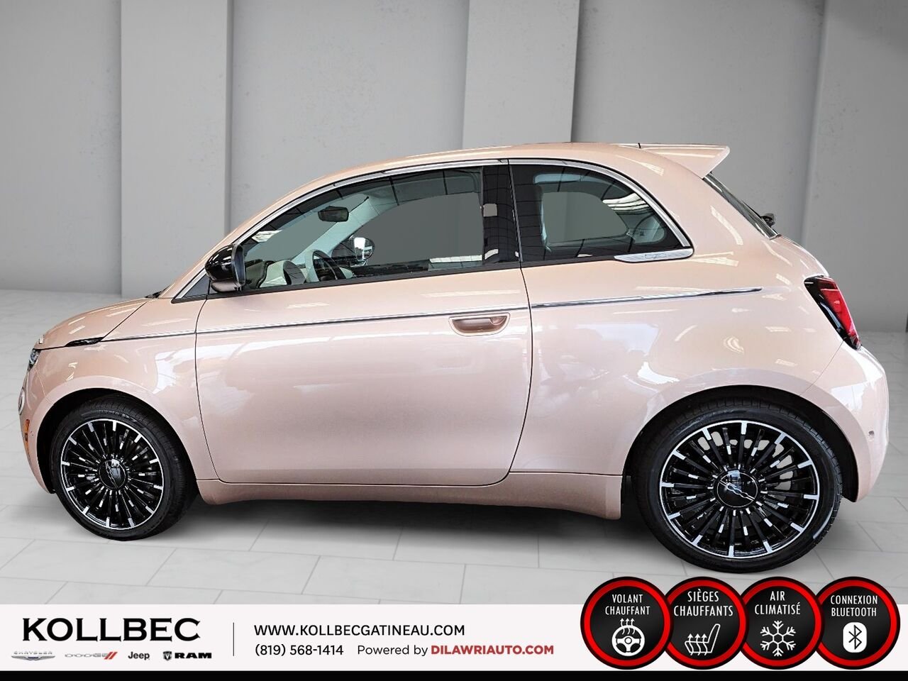 2026 FIAT 500e 261910 | Icona TA Rose Gold Gatineau - photo #18