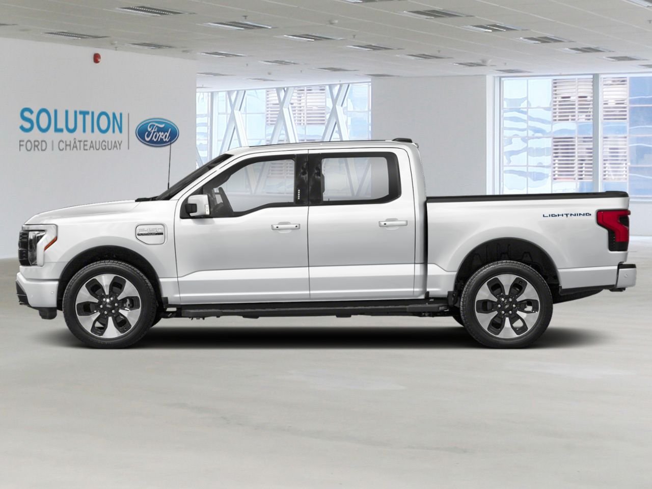 2025 Ford F-150 Lightning Space White Metallic Châteauguay - photo #2