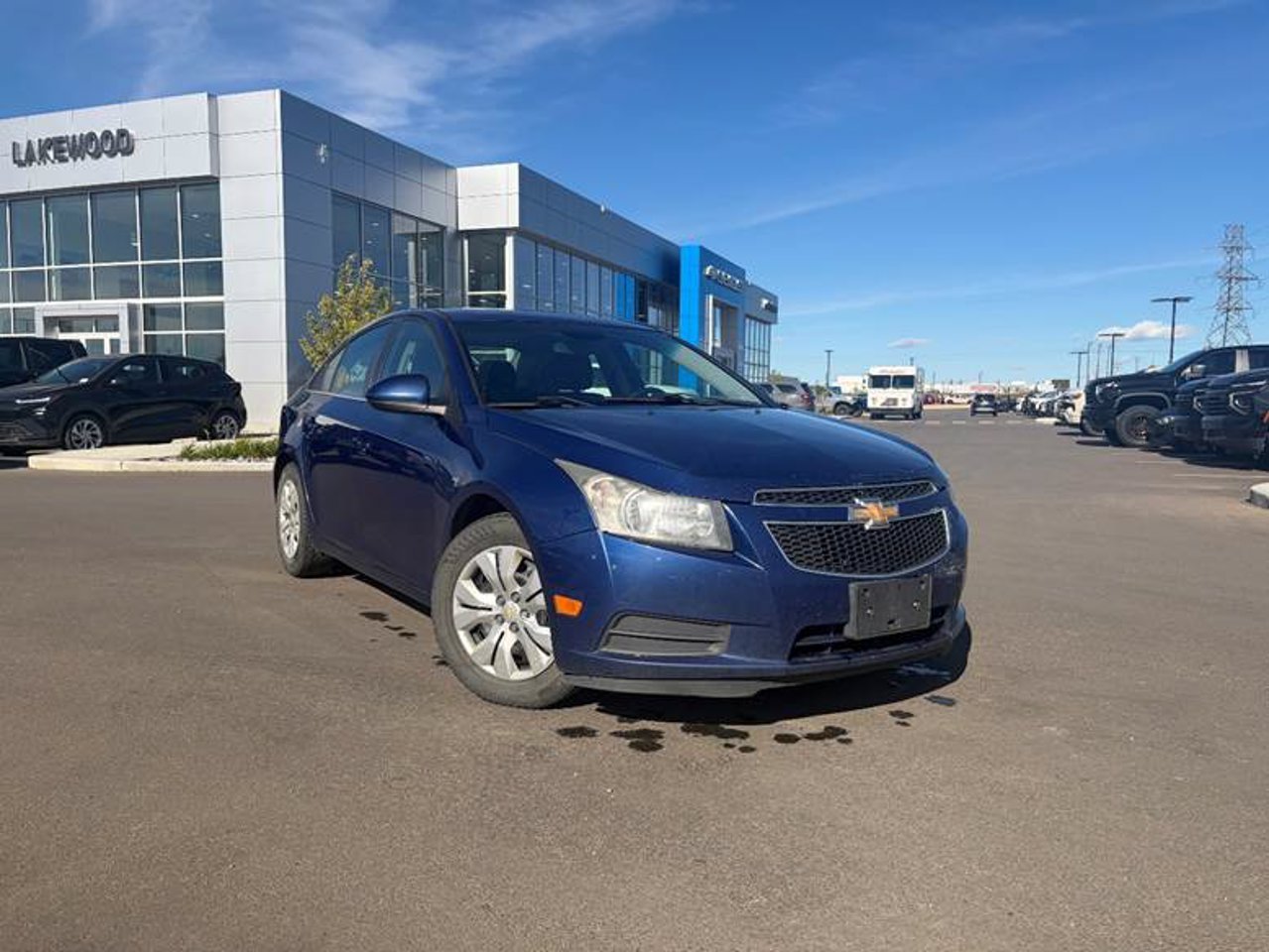 2012 Chevrolet Cruze 4dr Sdn LT Turbo w/1SA Blue Sherwood Park - photo #1