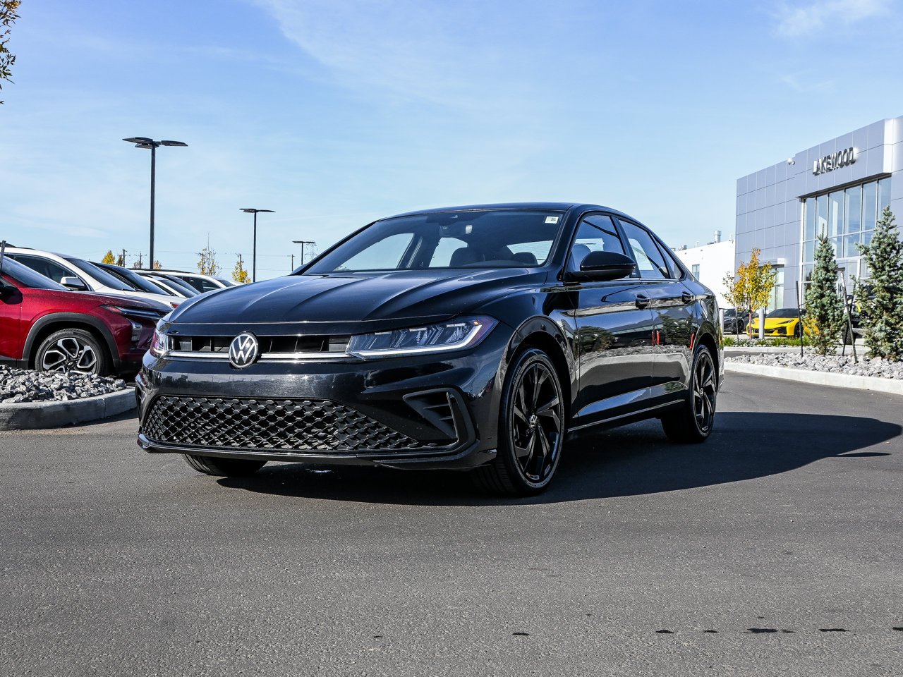 2025 Volkswagen Jetta Comfortline Auto Black Sherwood Park - photo #3