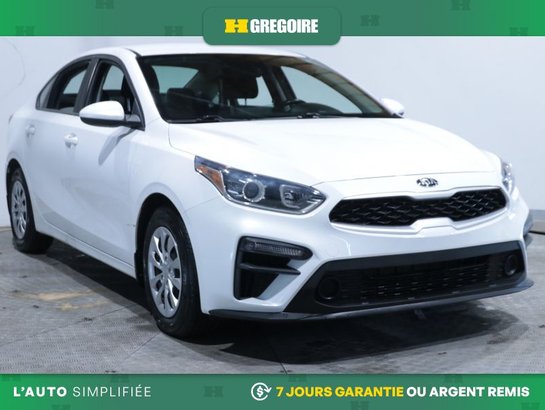 2021 Kia Forte LX MANUELLE AC GR ELEC CAM RECULE BLUETOOTH White