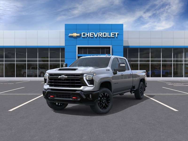 CHEVROLET Silverado 2500HD K2500 HD SILVERADO CREW CAB LTZ L/BOX DURAMAX (1LZ) 2026 GRIS STERLING METALLISE Rivière-du-Loup - photo #0