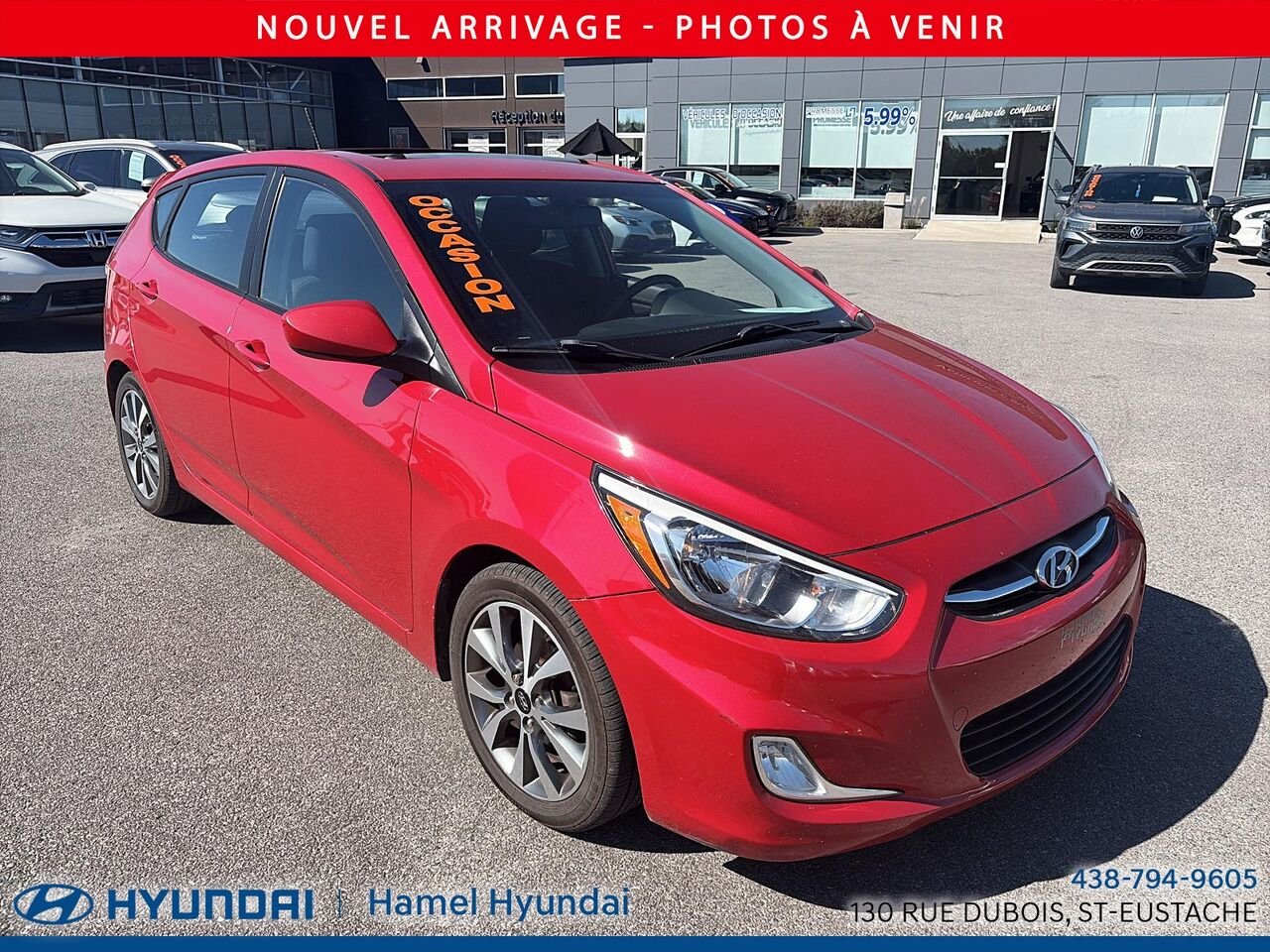 2017 Hyundai Accent Red Saint-Eustache - photo #1