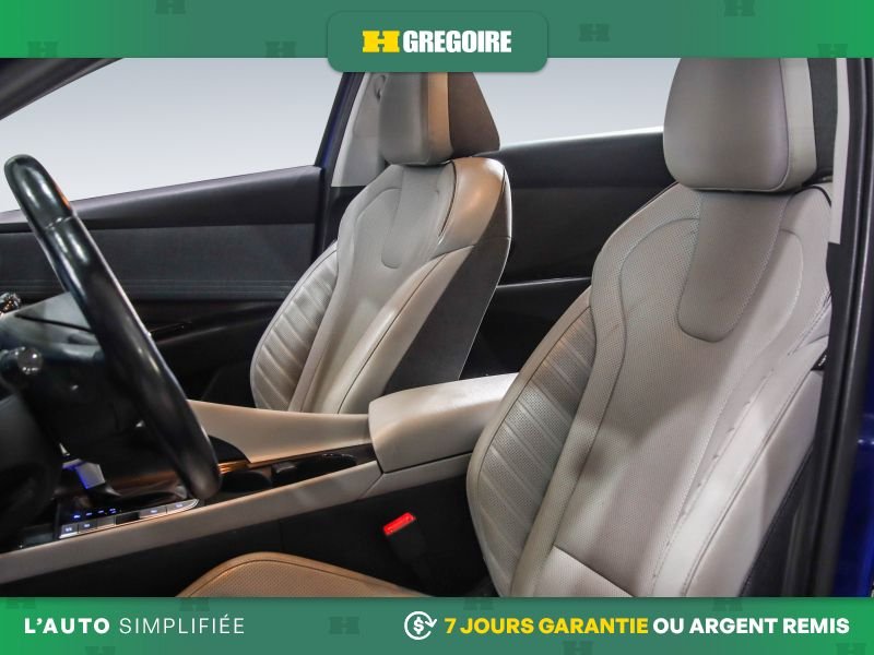 Hyundai Elantra 729100 | LUXURY HYBRIDE AUTO A/C CUIR TOIT NAV CAM RECULE 2023 Bleu Laval - photo #20