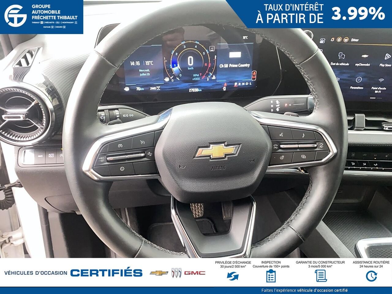 2026 CHEVROLET EQUINOX LT 4 portes à transmission intégrale avec 2LT White Montmagny - photo #10