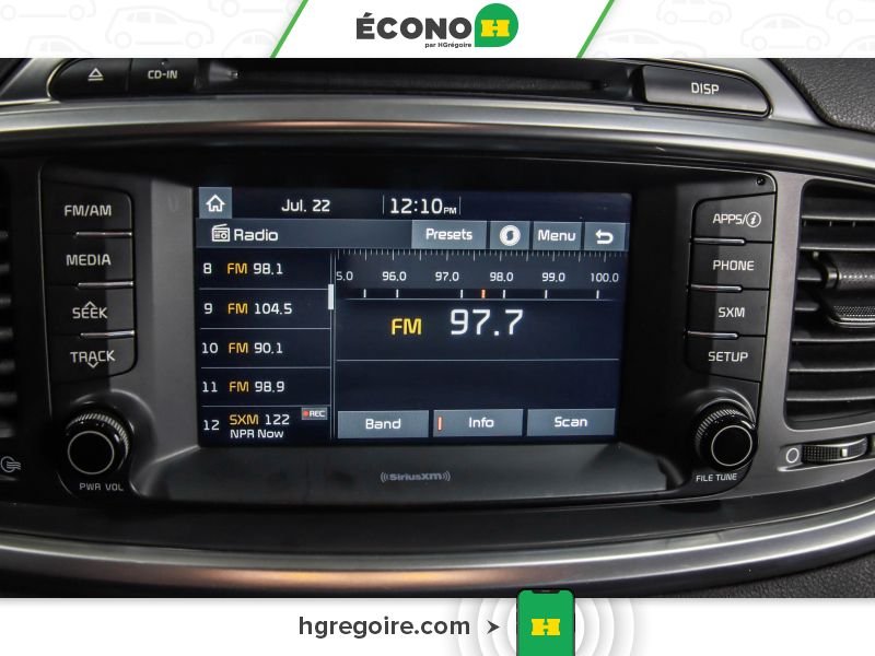 Kia Sorento 821114 | EX Turbo AWD CUIR BLUETOOTH CAMÉRA MAGS 2018 Rouge Laval - photo #9