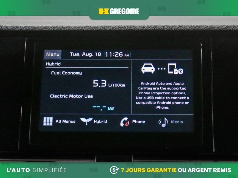 Kia Niro 821765 | L AUTO AC GR ELECT MAGS CAM RECUL BLEUTOOTH 2020 Blanc Laval - photo #22