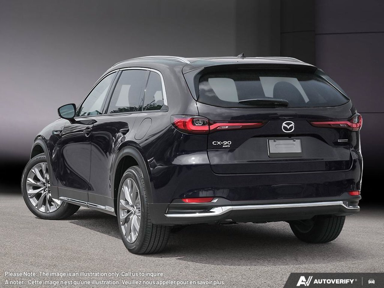 Mazda CX-90 hybride léger JM3KKDHD0T1411437 2026 Noir de jais mica Mirabel - photo #3