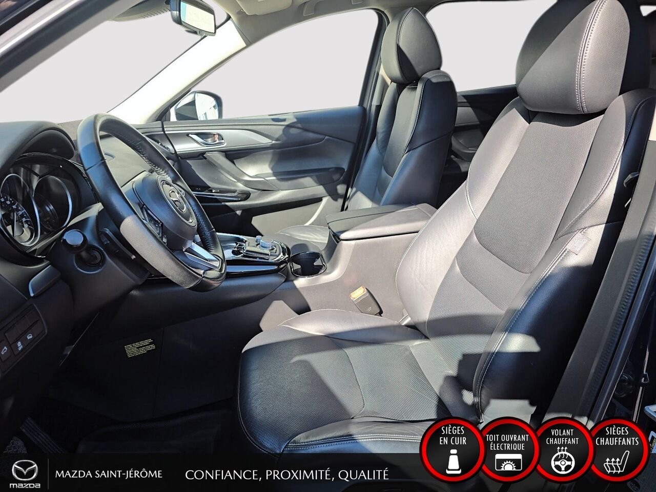 2022 Mazda CX-9 GS LUXURY | TOIT OUVRANT | CUIR | AWD Blue Saint-Jérôme - photo #16