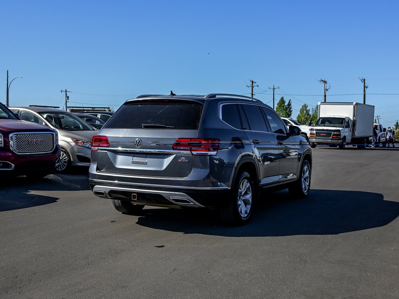 2018 Volkswagen Atlas Execline 3.6 FSI 4MOTION Grey Sherwood Park - photo #12