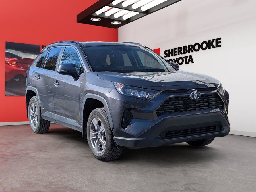 Toyota RAV4 Hybride LE HYBRID/SIÈGES CHAUFFANTS/CAMÉRA DE RECUL/BLUETOOTH/AC BIZONE 2023 Gris