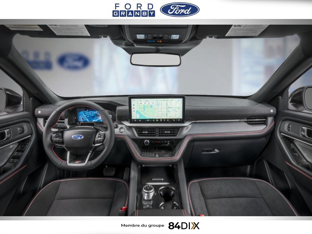2026 Ford Explorer Star White Metallic Tri-Coat Granby - photo #7