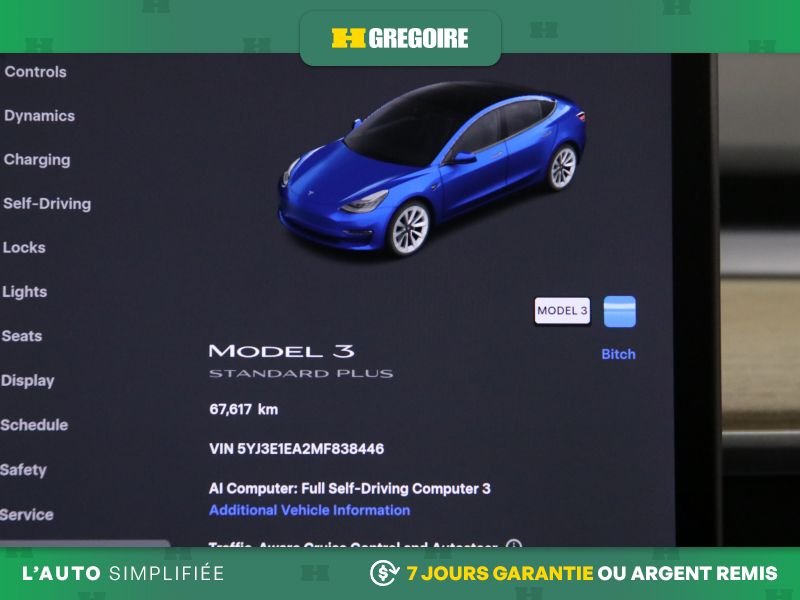 2021 Tesla Model 3 Blue Blainville - photo #21