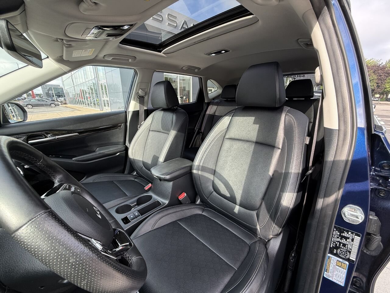 Kia Seltos SX Turbo TI avec intérieur noir 2023 Bleu Châteauguay - photo #13