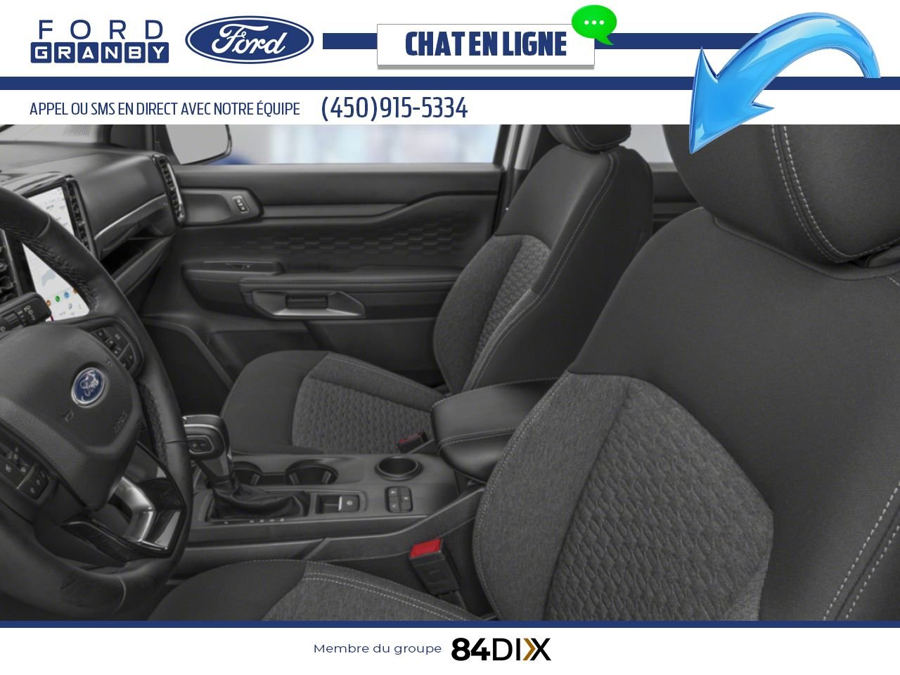 Ford Ranger 2025 Blanc Oxford Granby - photo #10
