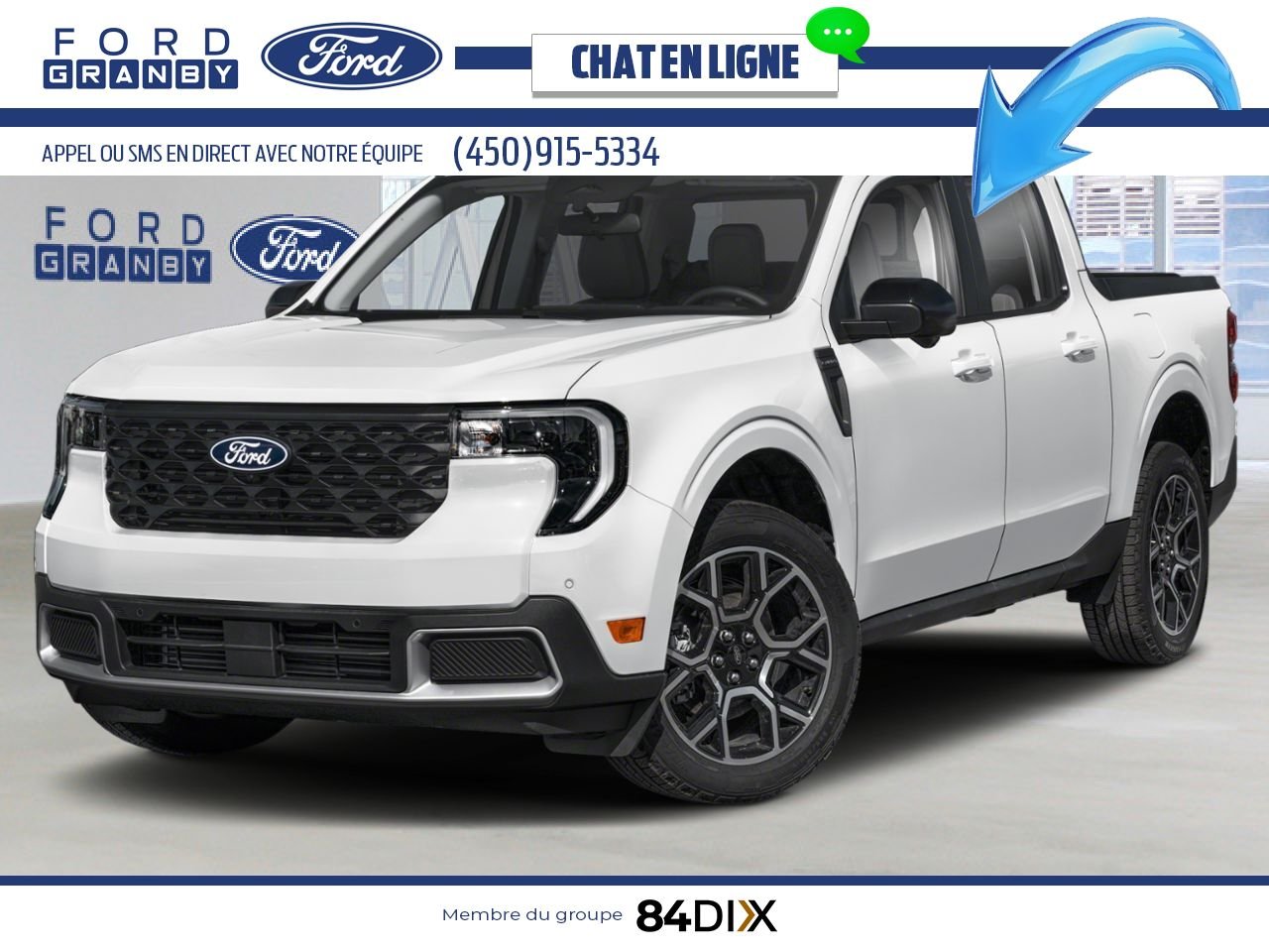 2025 Ford Maverick Space White Metallic Granby - photo #0