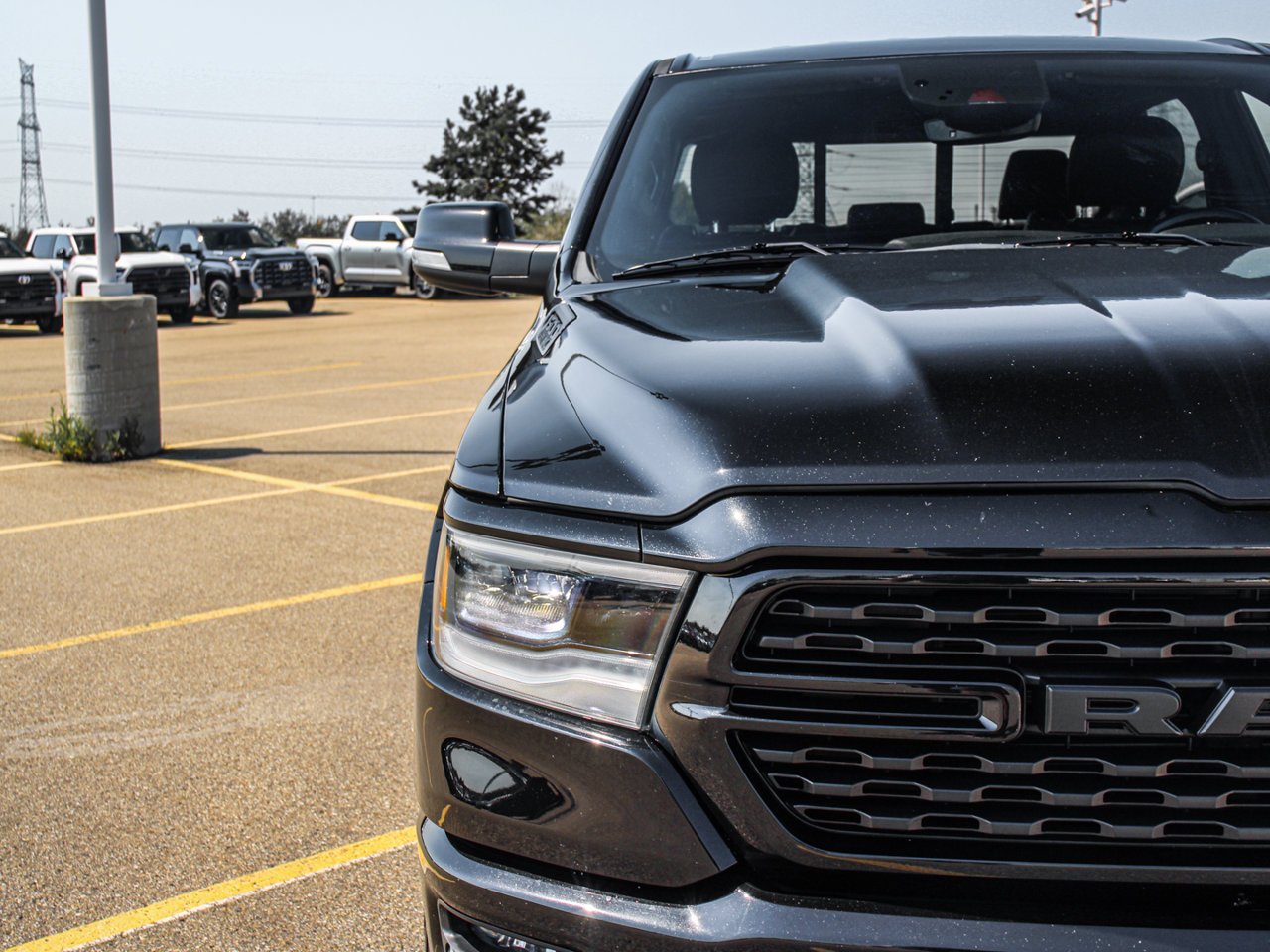 2022 Ram 1500 Sport 4x4 Crew Cab 5'7 Box Black Sherwood Park - photo #4