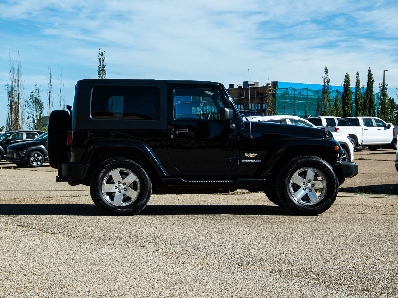 2009 Jeep Wrangler 4WD 2dr Sahara Black Sherwood Park - photo #14