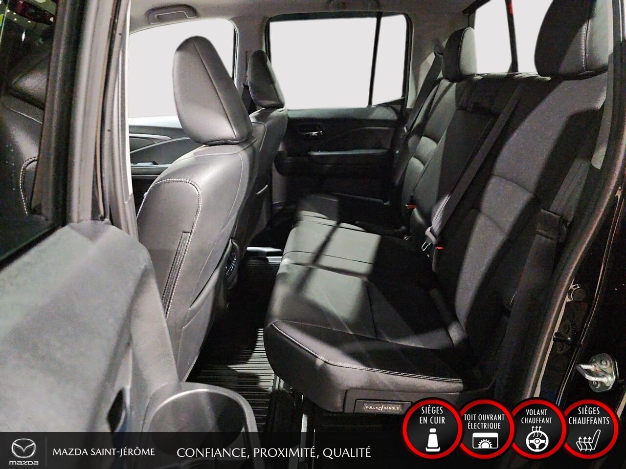 2022 Honda Ridgeline EX-L | 4X4 | TOIT OUVRANT | CUIR | VOLANT CHAUFFANT | DÉMARREUR À DISTANCE Black Saint-Jérôme - photo #21