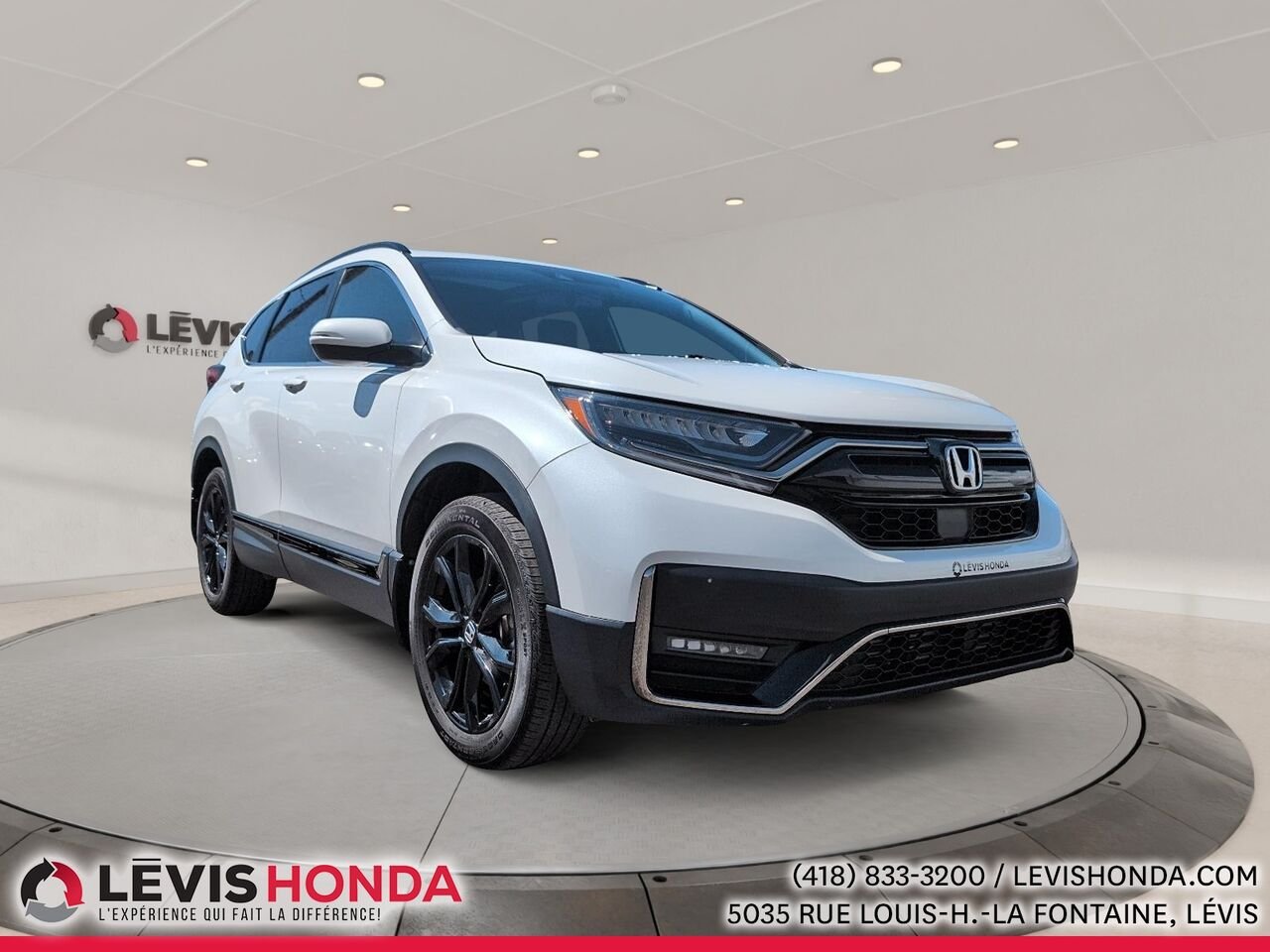 Honda CR-V Black Edition AWD Black Edition Traction Intégrale 2021 Blanc Lévis - photo #4